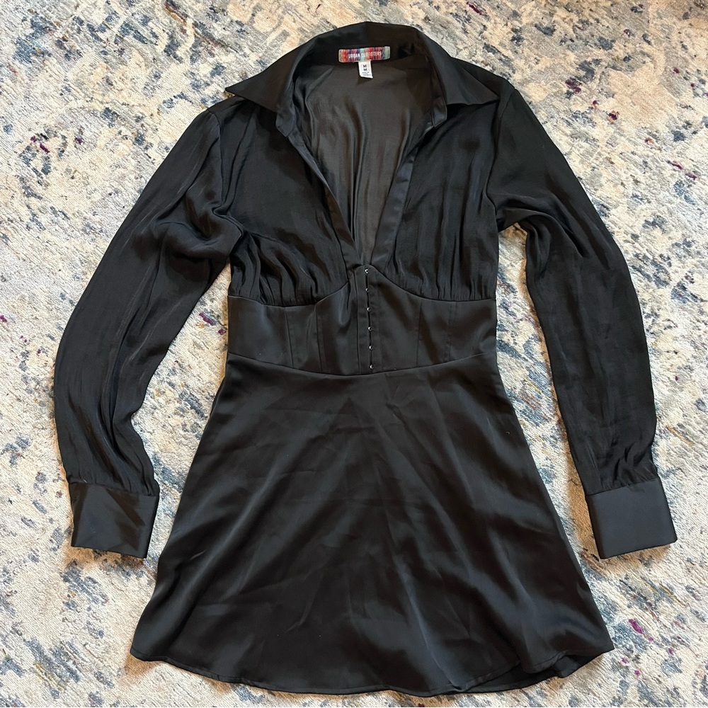 Urban Outfitters Witchy/Goth/Corset Dress Black